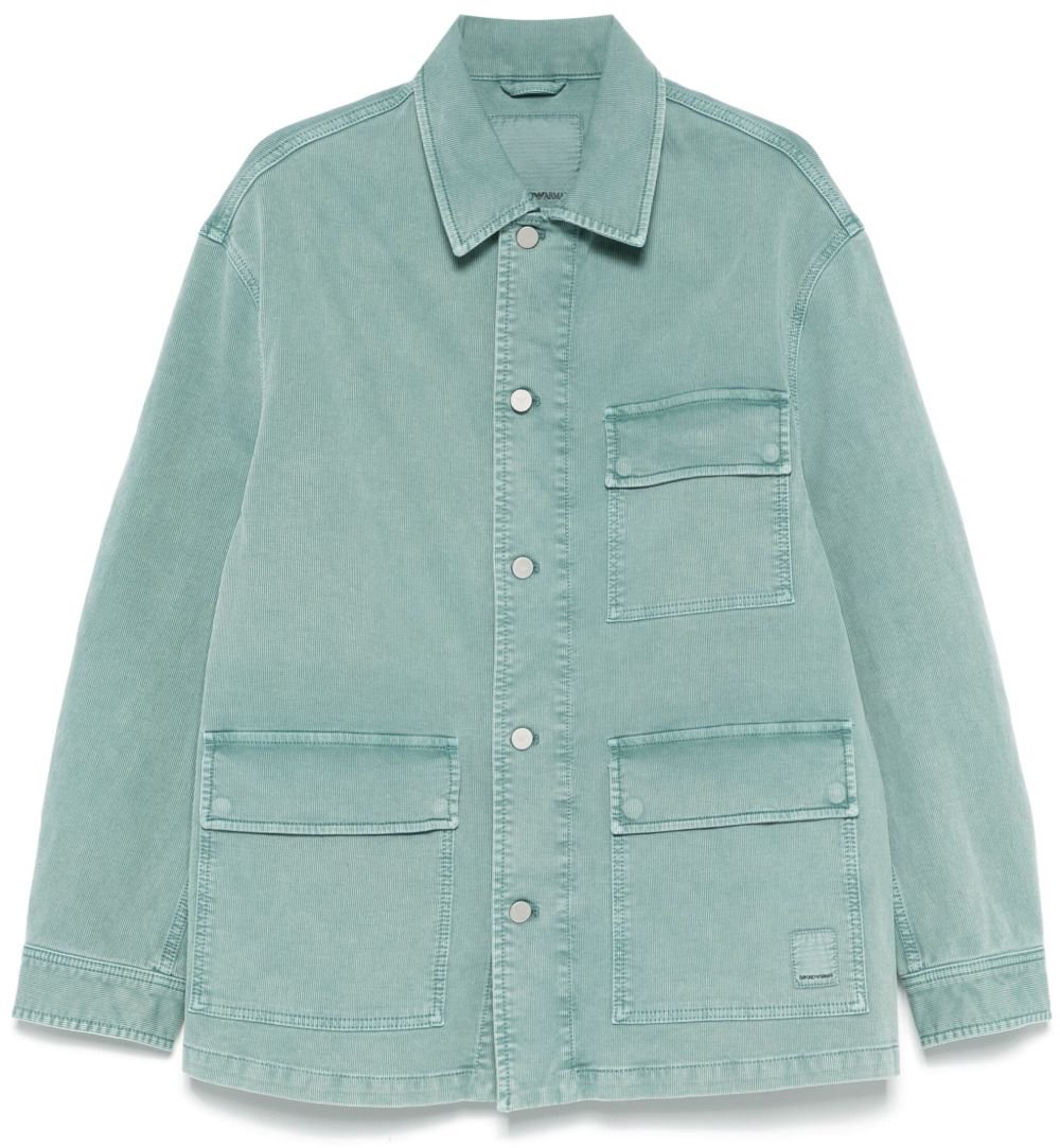 Emporio Armani Jackets Clear Blue Blauw