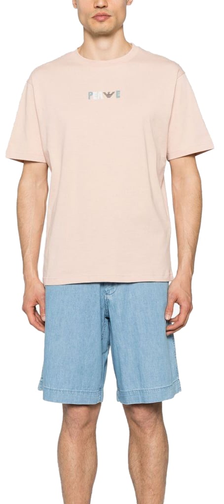 Emporio Armani T-Shirts And Polos Beige Beige
