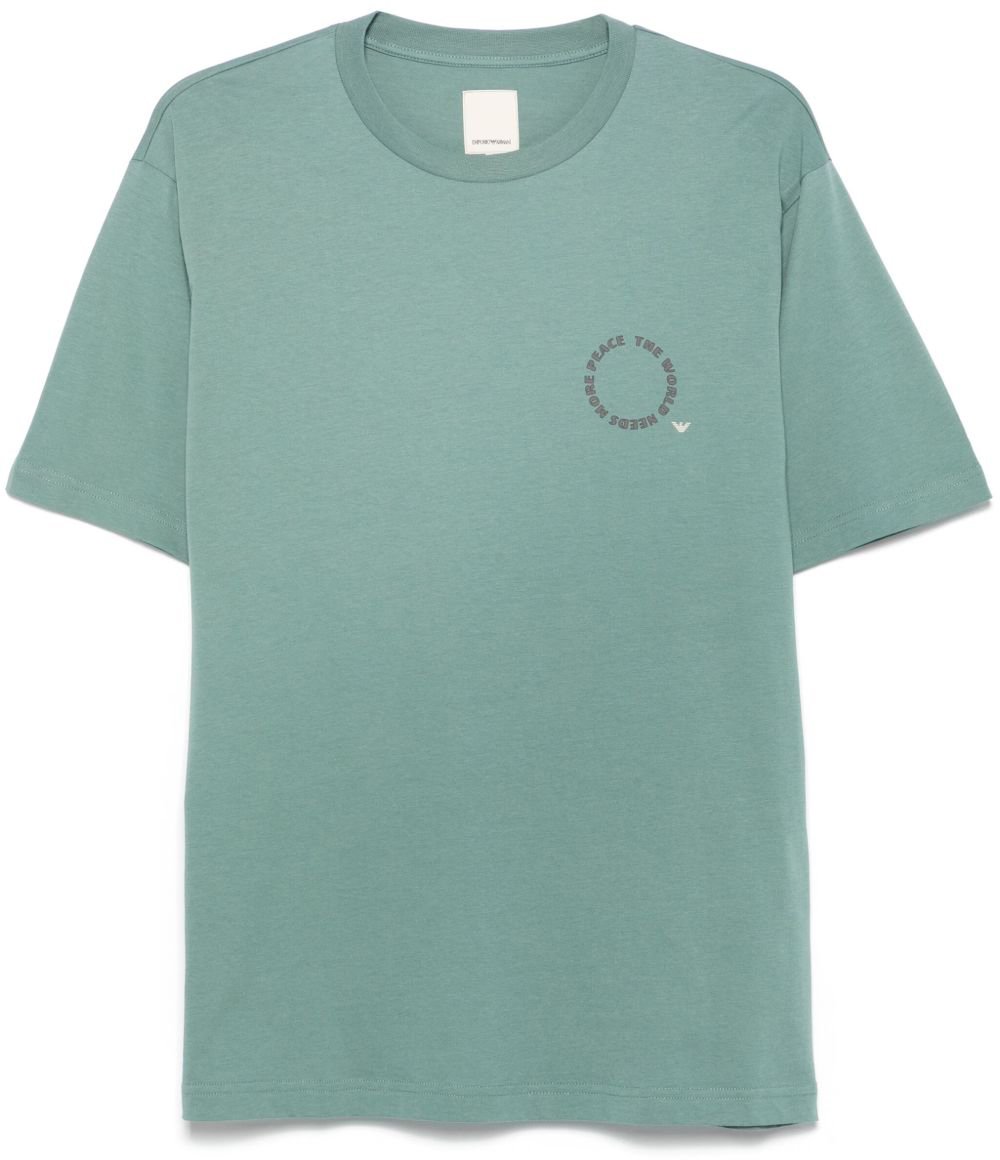 Emporio Armani T-Shirts And Polos Green Groen