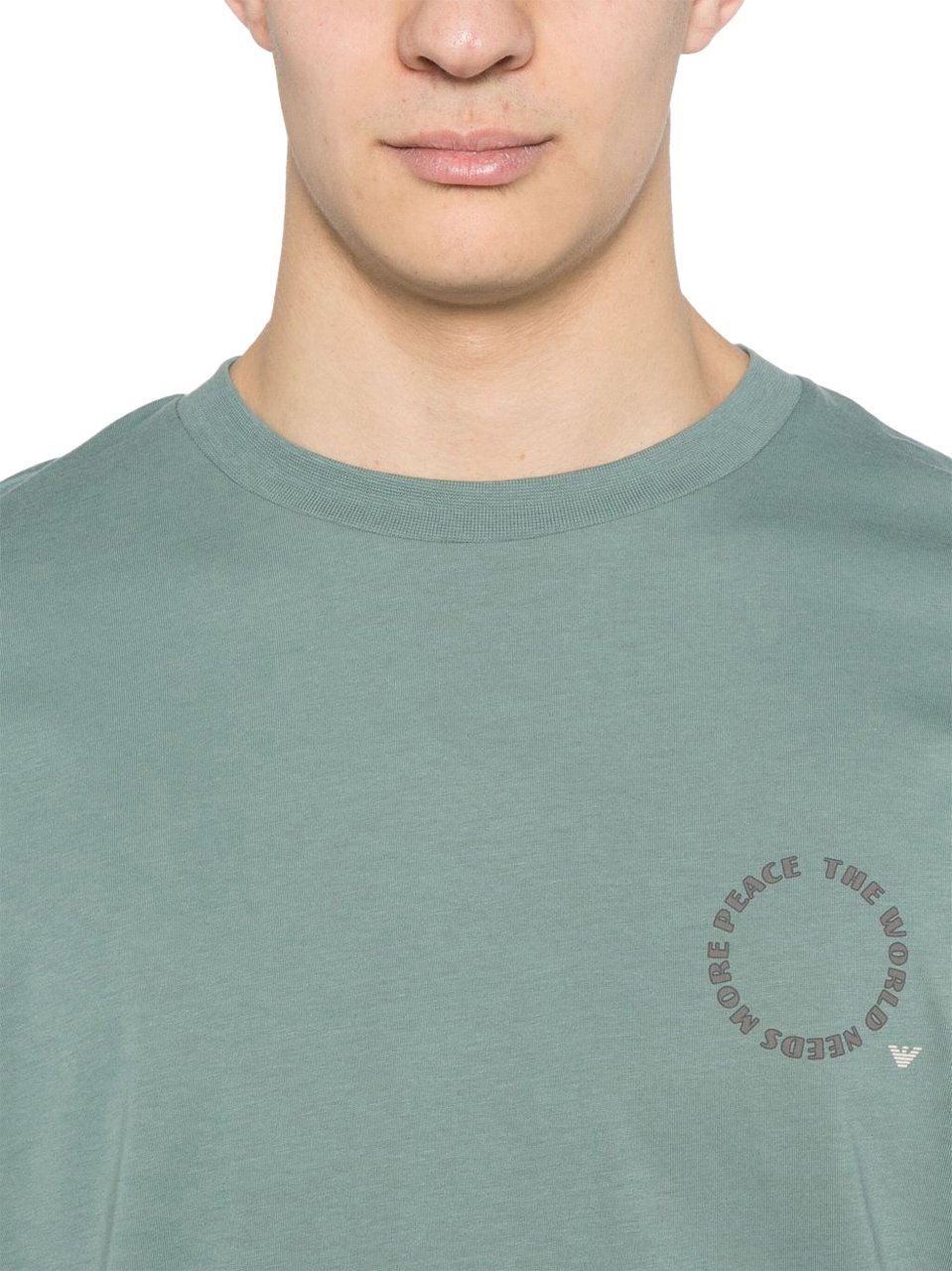 Emporio Armani T-Shirts And Polos Green Groen