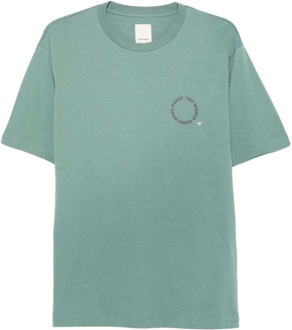 Emporio Armani T-Shirts And Polos Green Groen