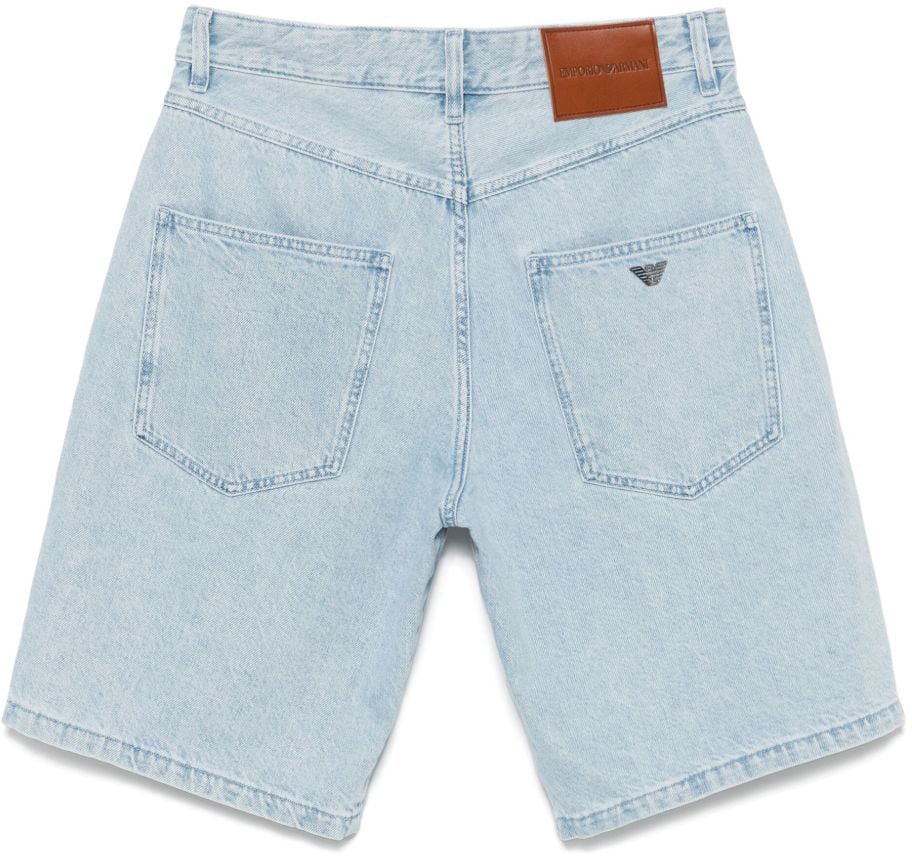 Emporio Armani Shorts Clear Blue Blauw