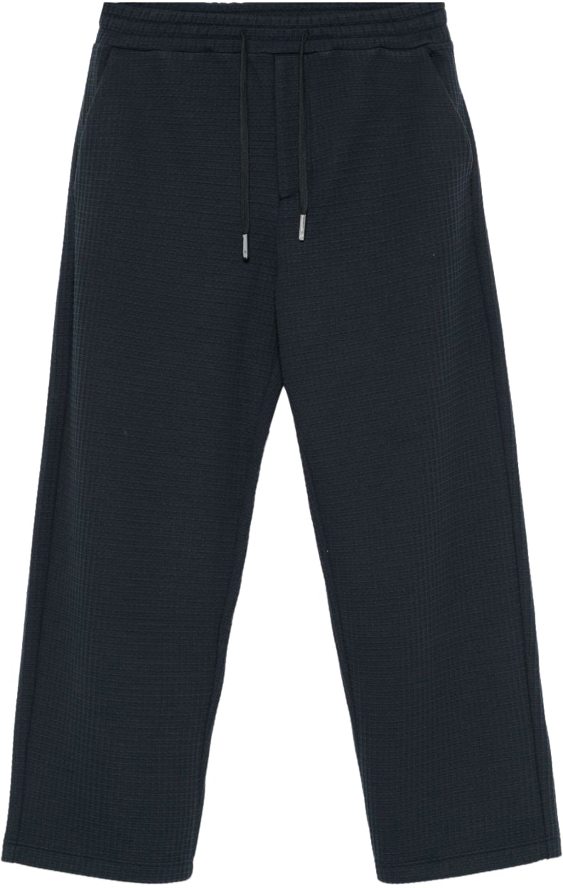 Emporio Armani Trousers Blue Blauw