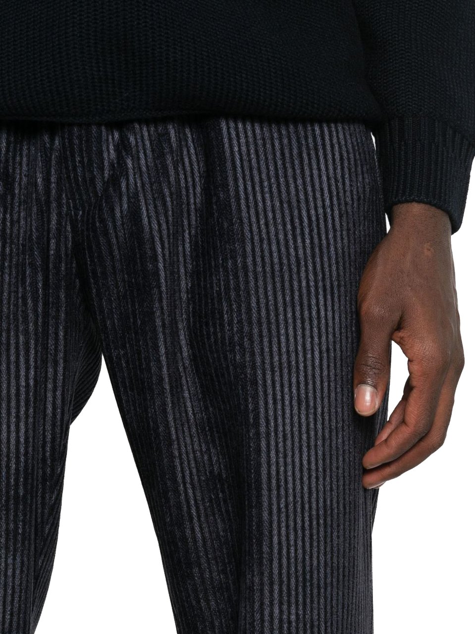 Emporio Armani Trousers Blue Blauw