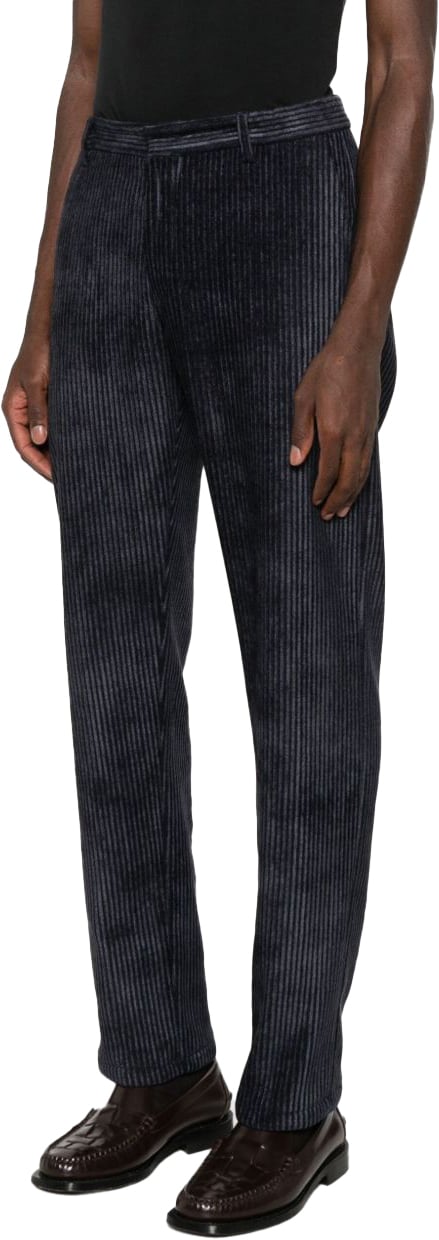 Emporio Armani Trousers Blue Blauw