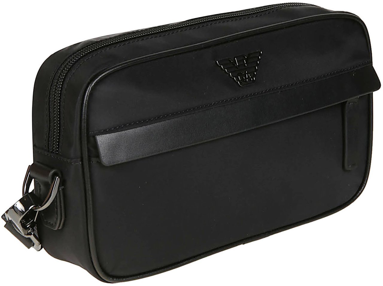 Emporio Armani Eagle Plaque Beauty Case Black Zwart