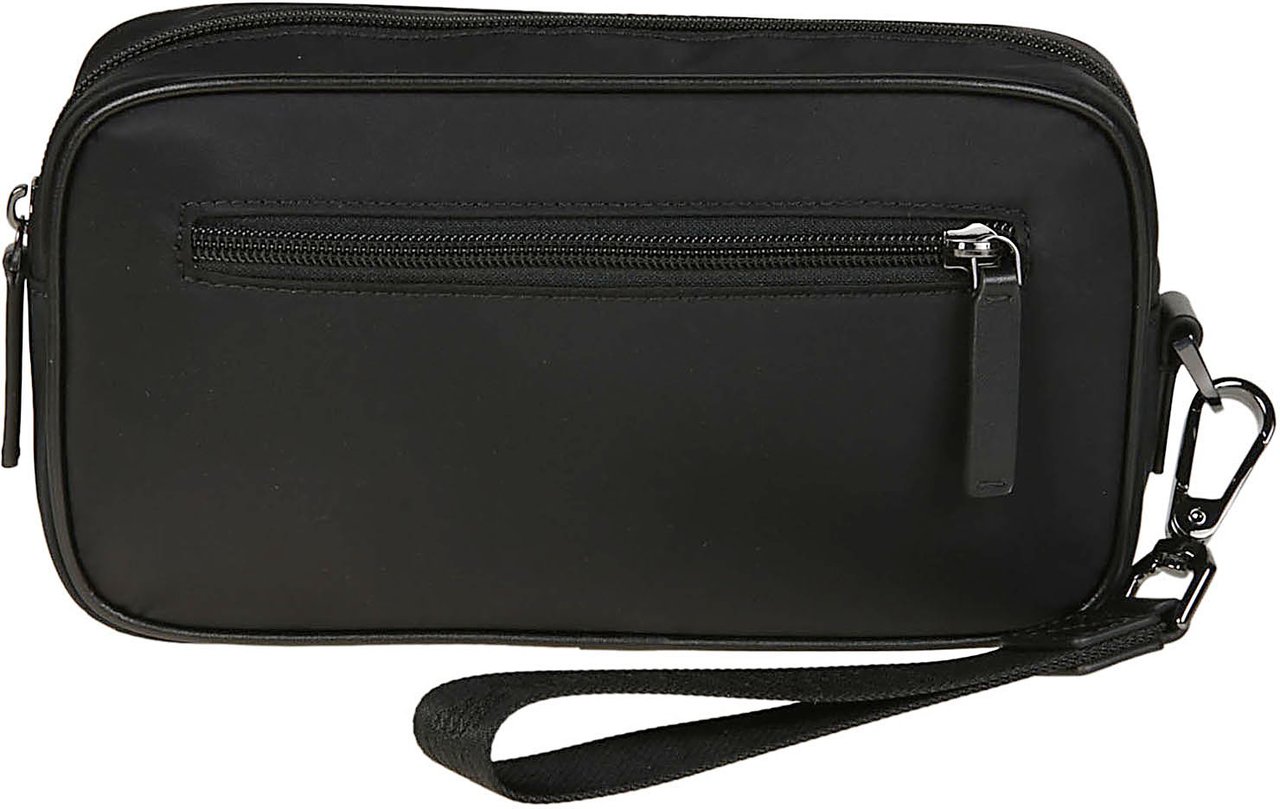 Emporio Armani Eagle Plaque Beauty Case Black Zwart