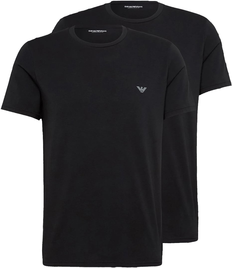 Emporio Armani T-Shirts And Polos Black Zwart