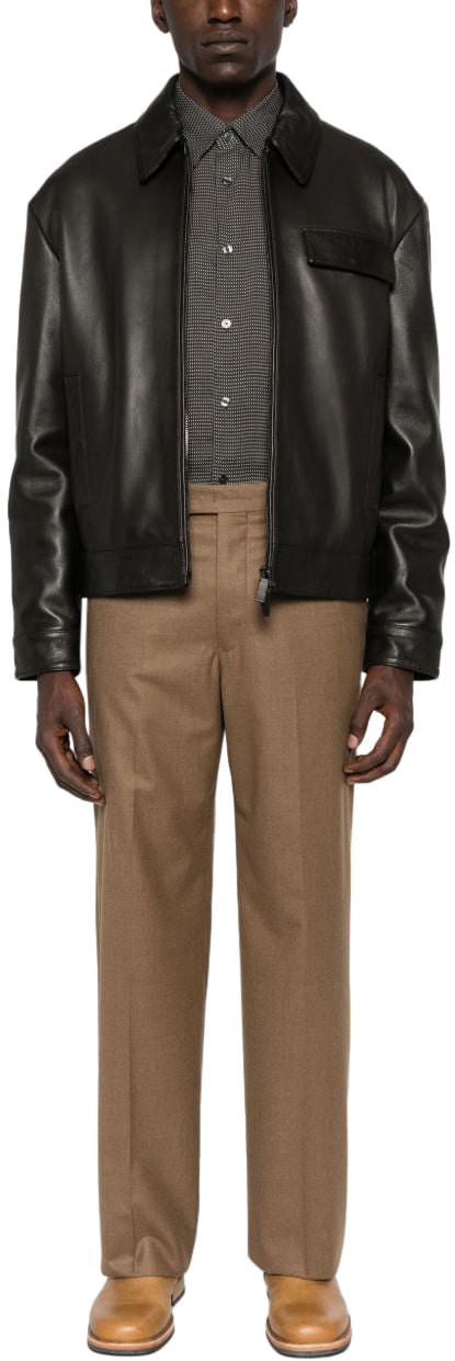 Emporio Armani Trousers Brown Bruin