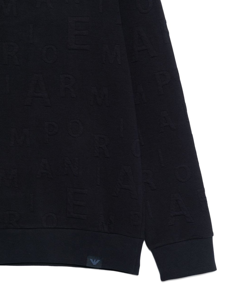 Emporio Armani Sweaters Blue Blauw