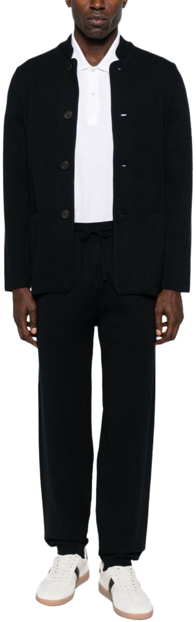 Emporio Armani Trousers Blue Blauw