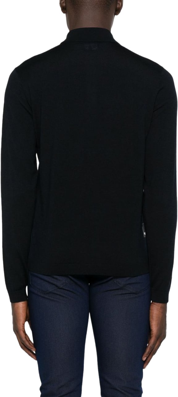 Emporio Armani Sweaters Blue Blauw