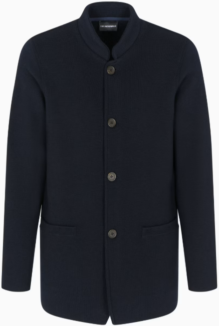 Emporio Armani Jackets Blue Blauw