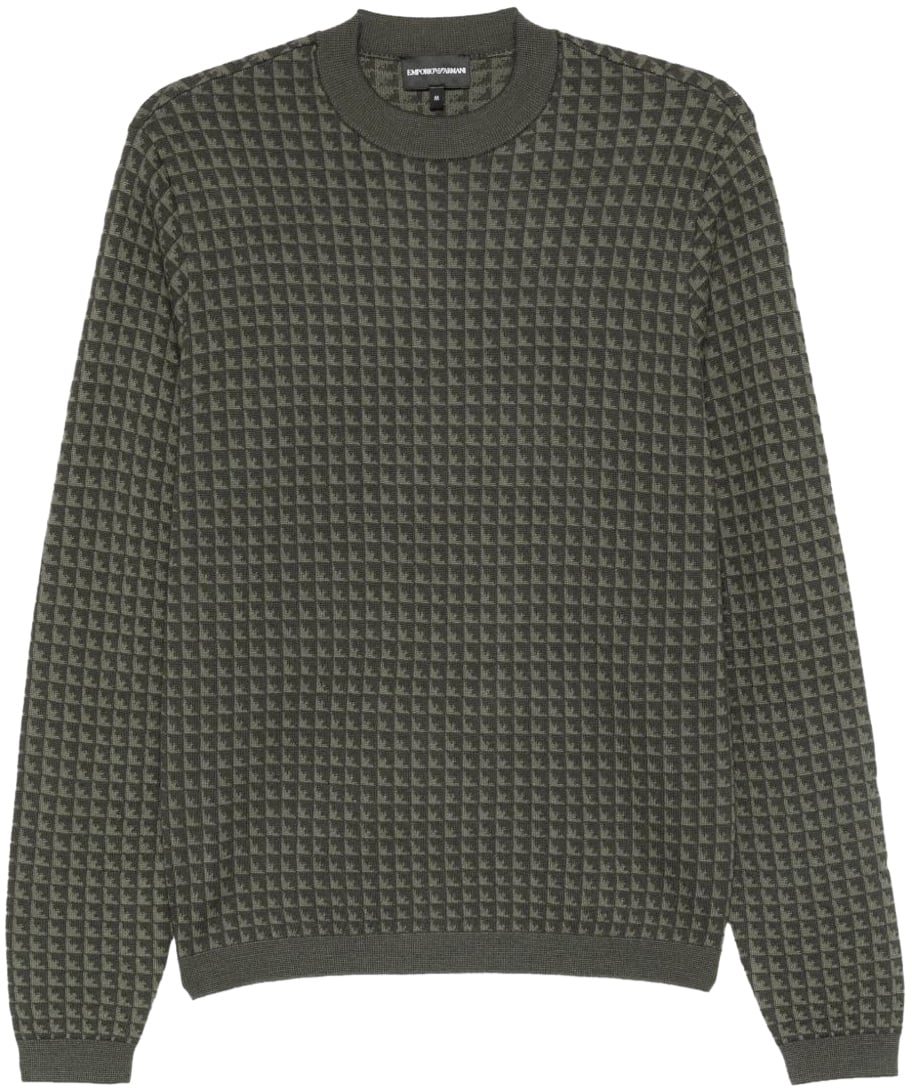 Emporio Armani Sweaters Green Groen