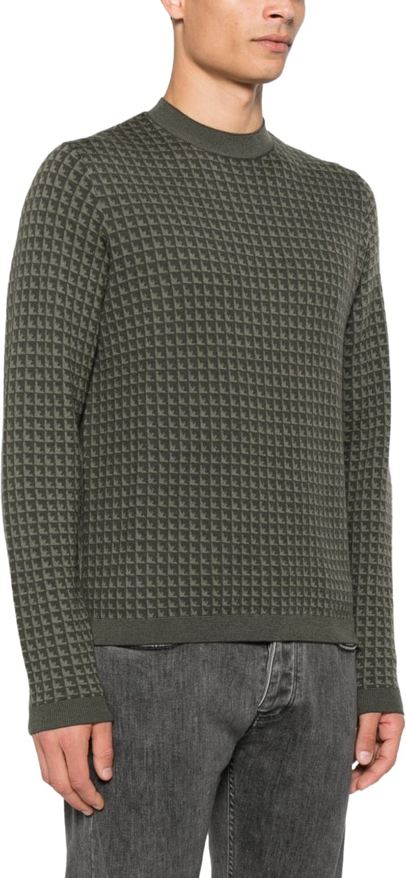 Emporio Armani Sweaters Green Groen