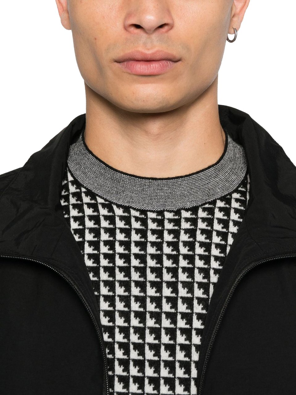 Emporio Armani Sweaters Black Zwart
