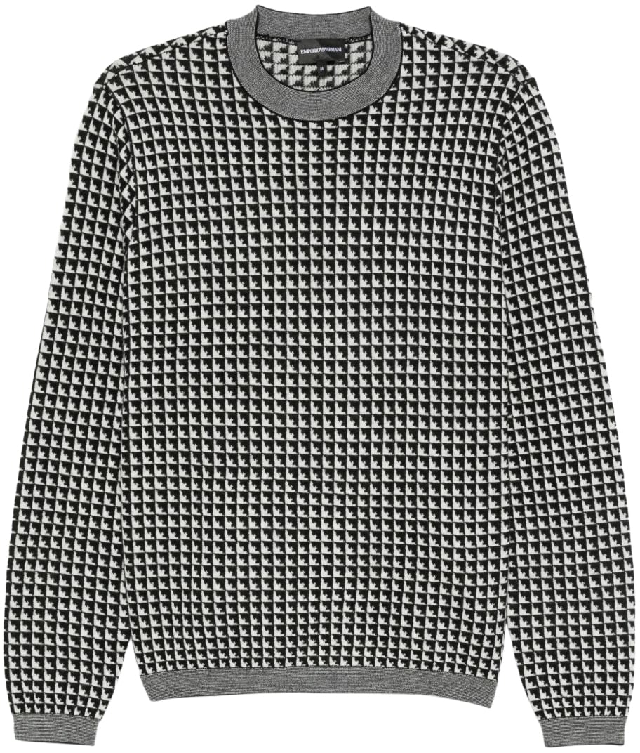 Emporio Armani Sweaters Black Zwart