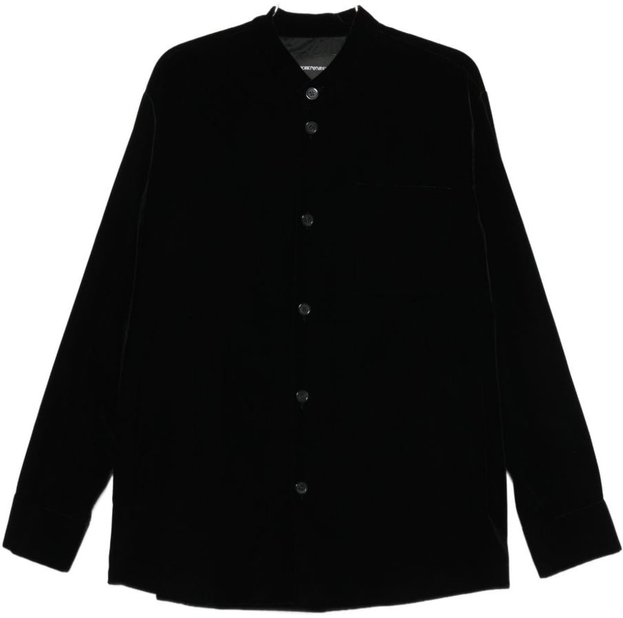 Emporio Armani Shirts Black Zwart
