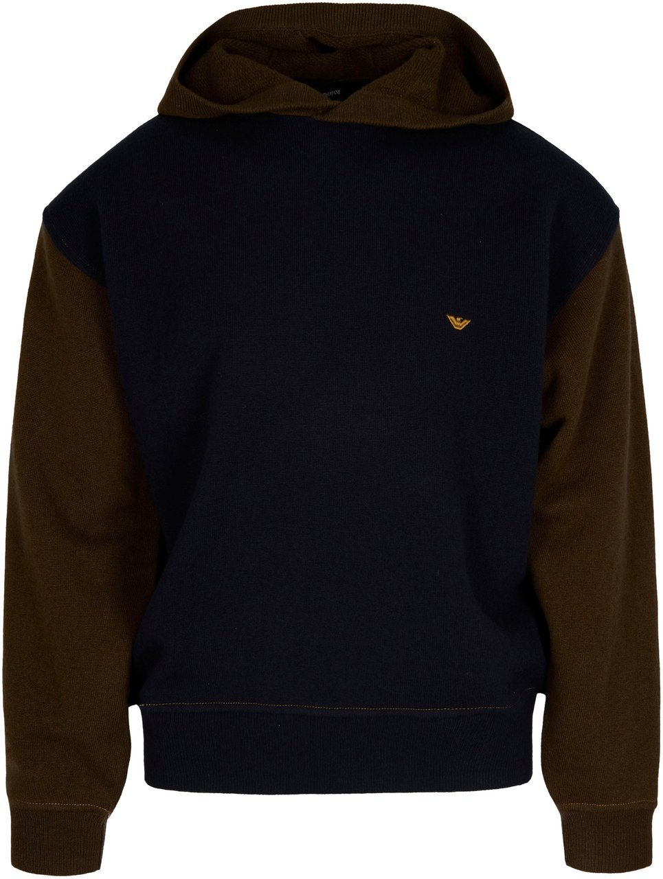 Emporio Armani Sweaters Navy Brown Divers