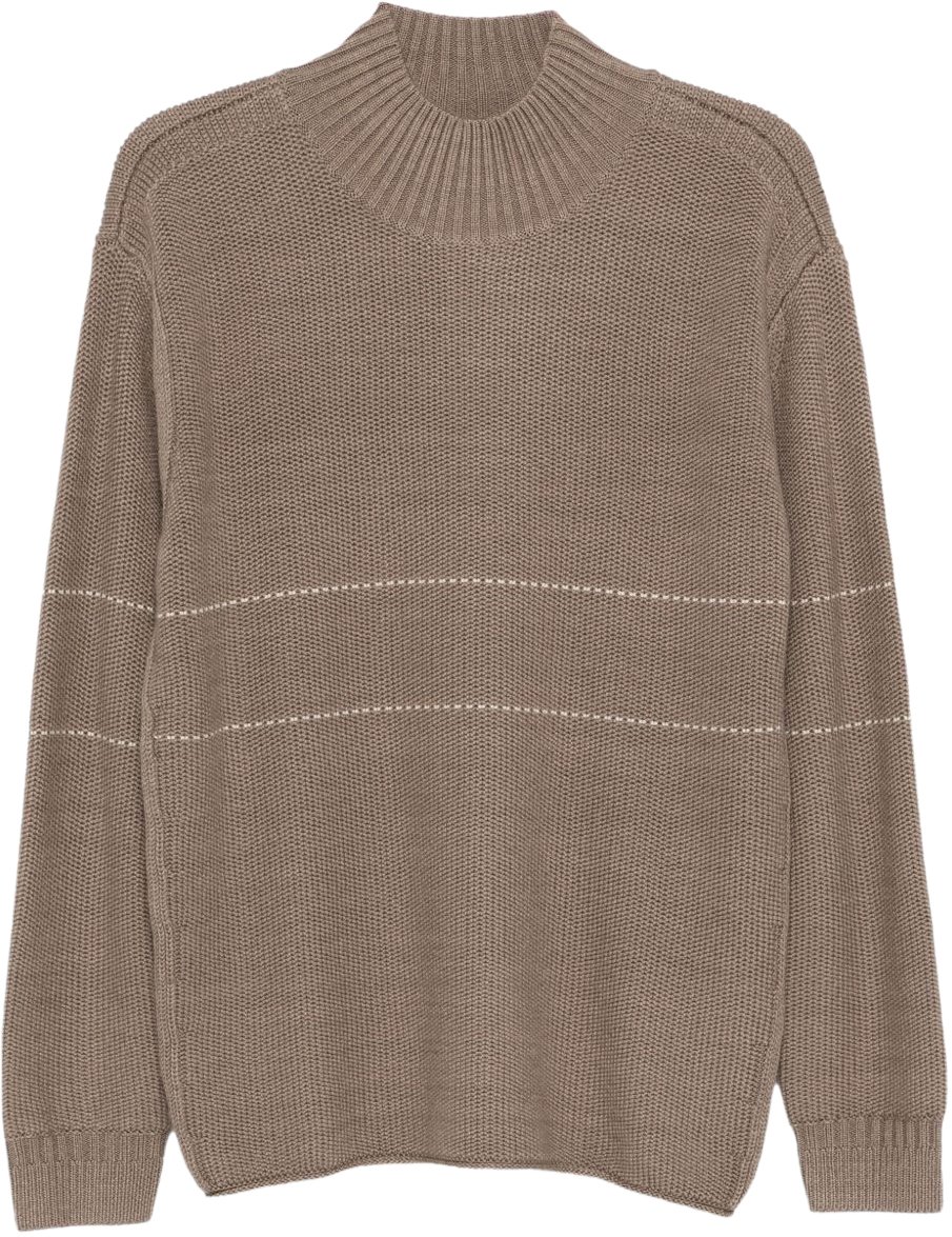 Emporio Armani Sweaters Brown Bruin