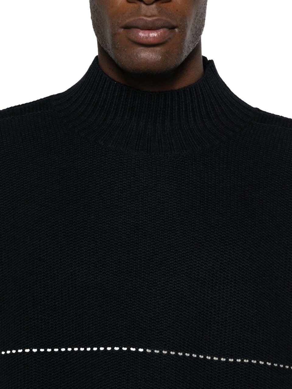 Emporio Armani Sweaters Blue Blauw