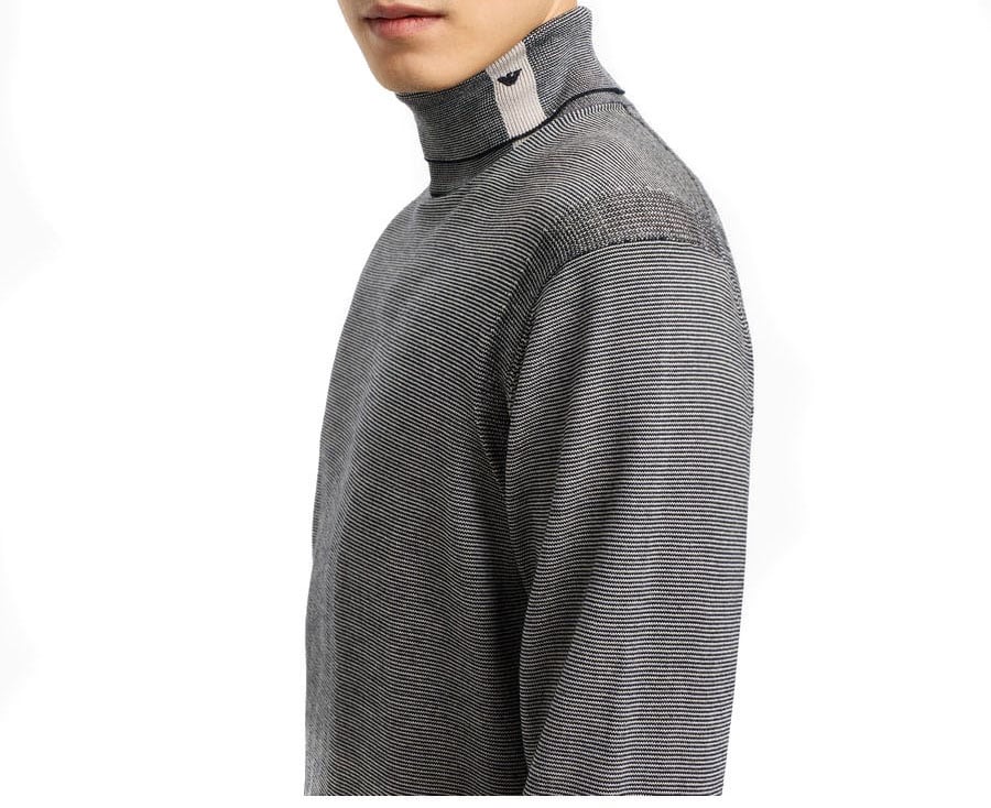 Emporio Armani Sweaters Cyan Cyaan
