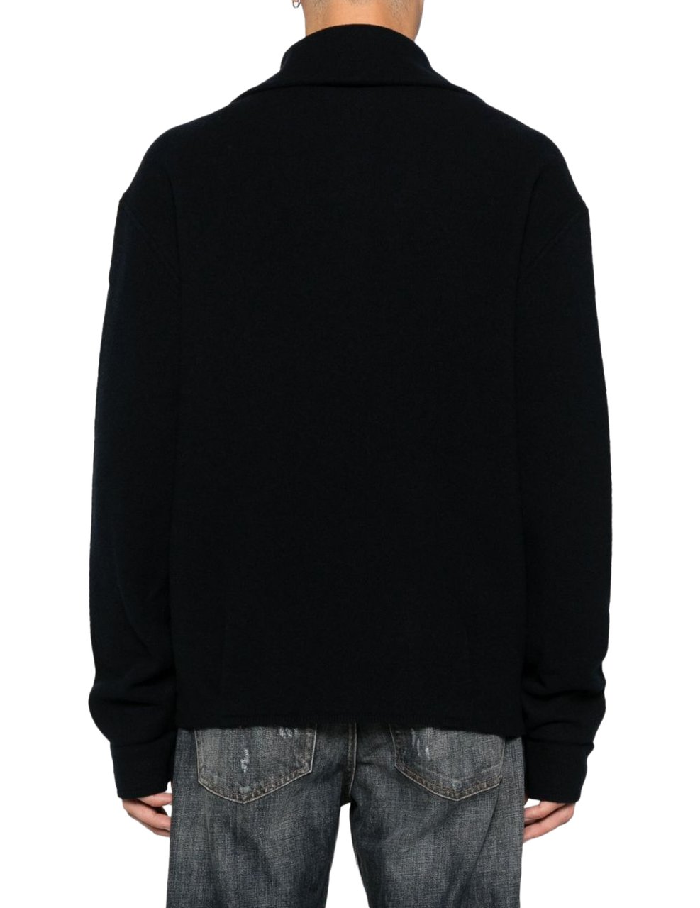Emporio Armani Sweaters Blue Blauw