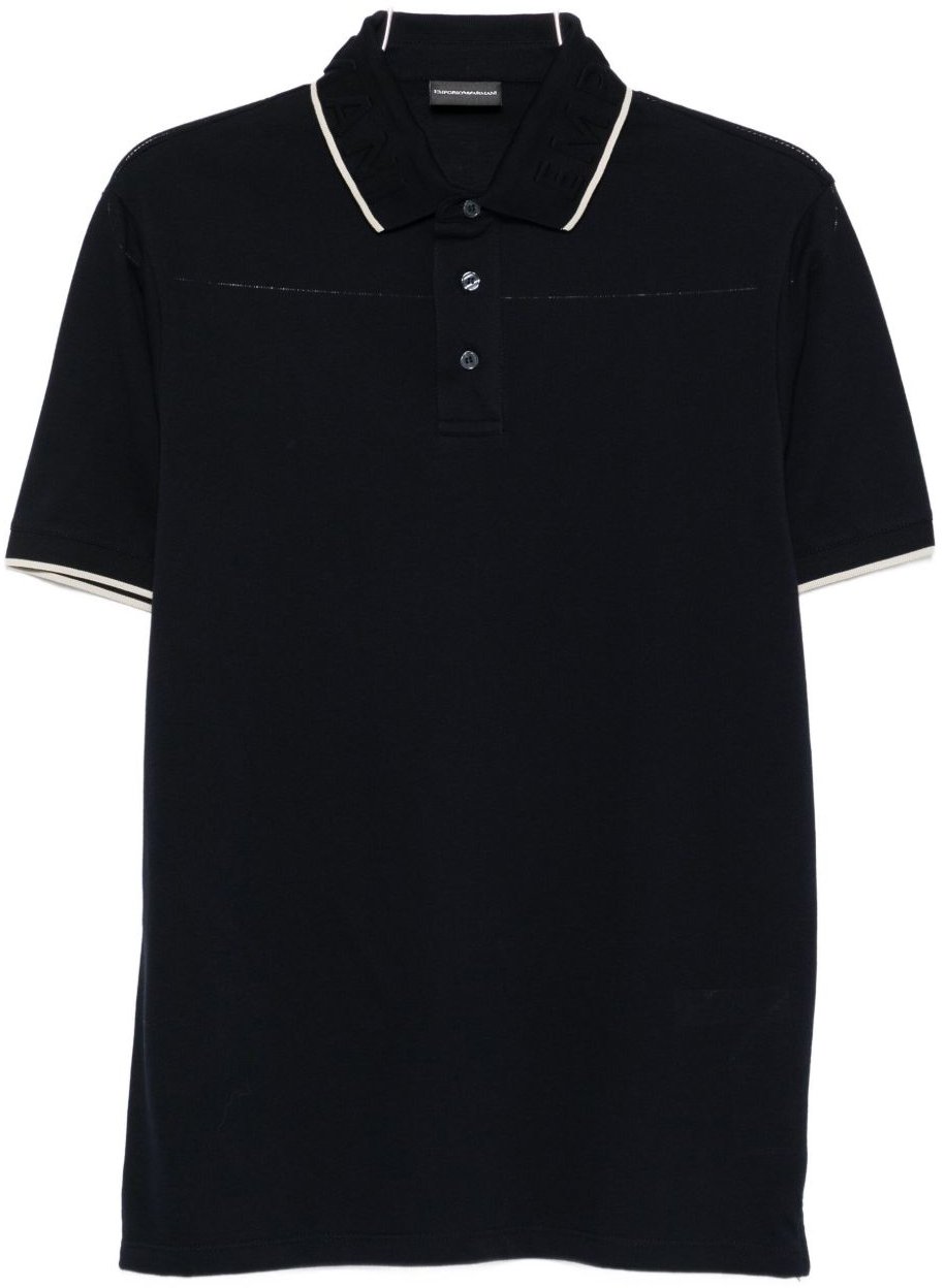 Emporio Armani T-Shirts And Polos Blue Blauw