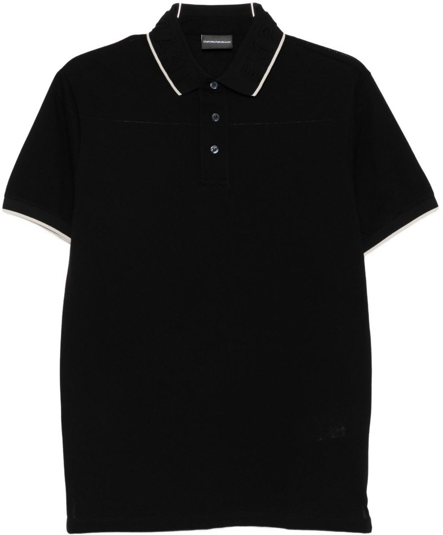 Emporio Armani T-Shirts And Polos Black Zwart