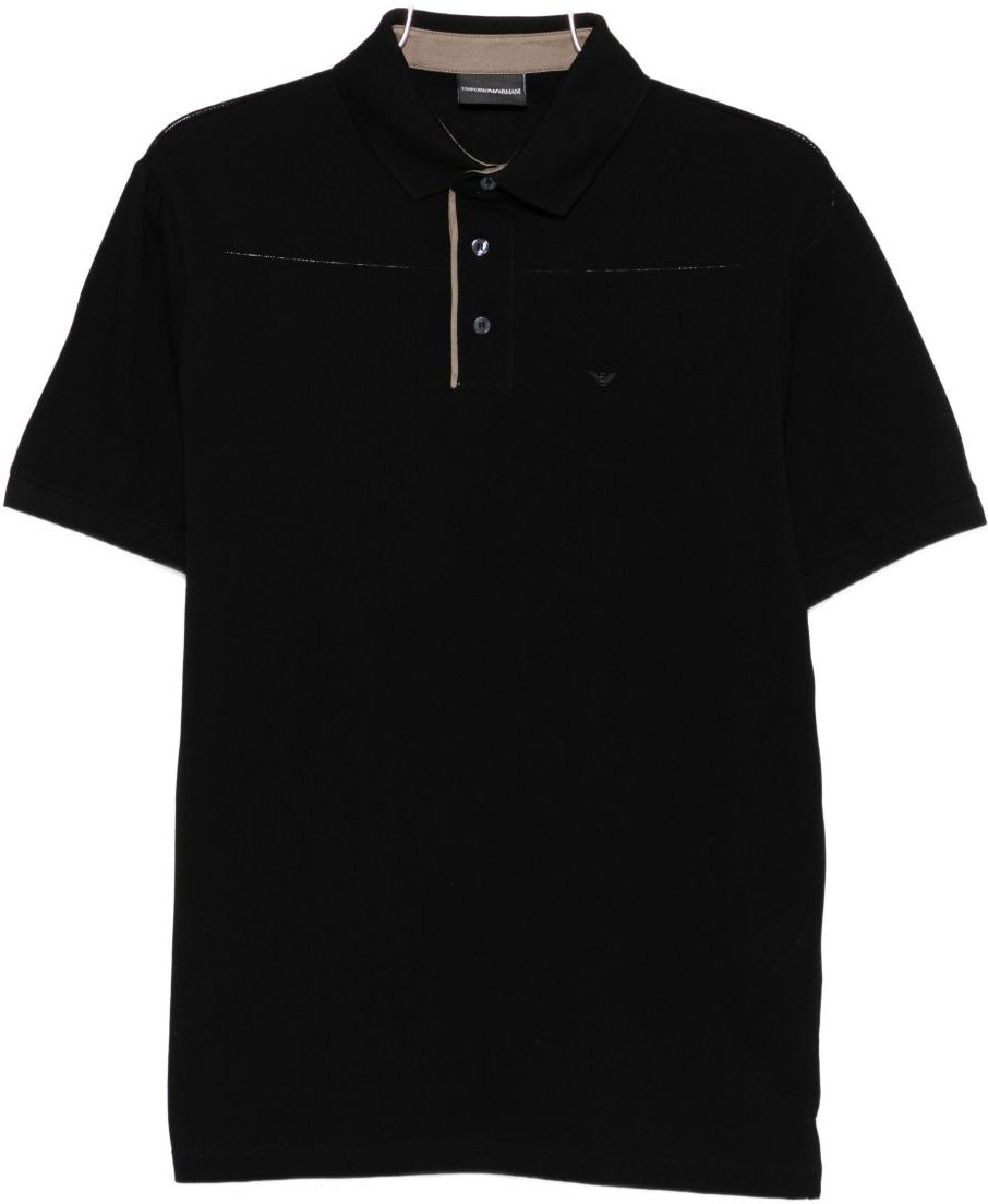 Emporio Armani T-Shirts And Polos Black Zwart