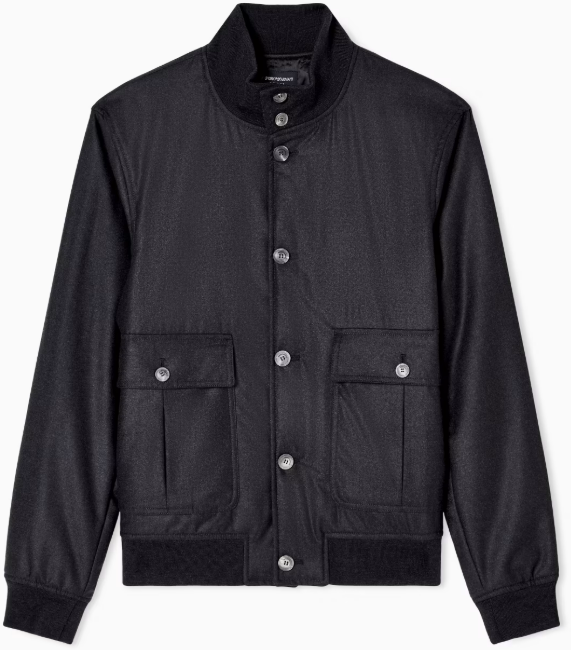 Emporio Armani Jackets Grey Grijs