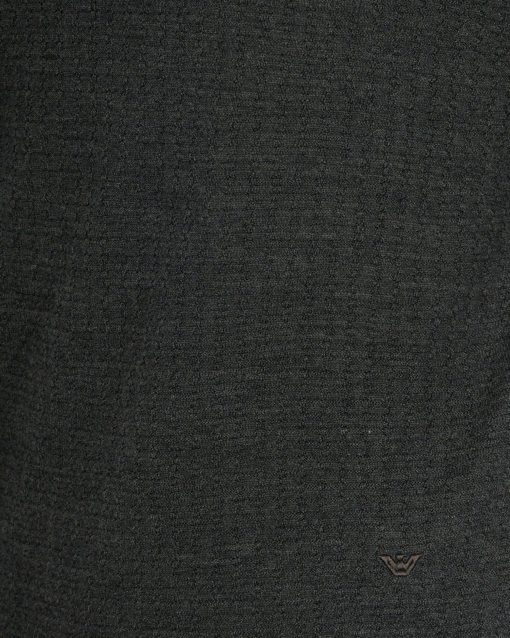 Emporio Armani Sweaters Dk Grey Mel Moss Donkergrijs