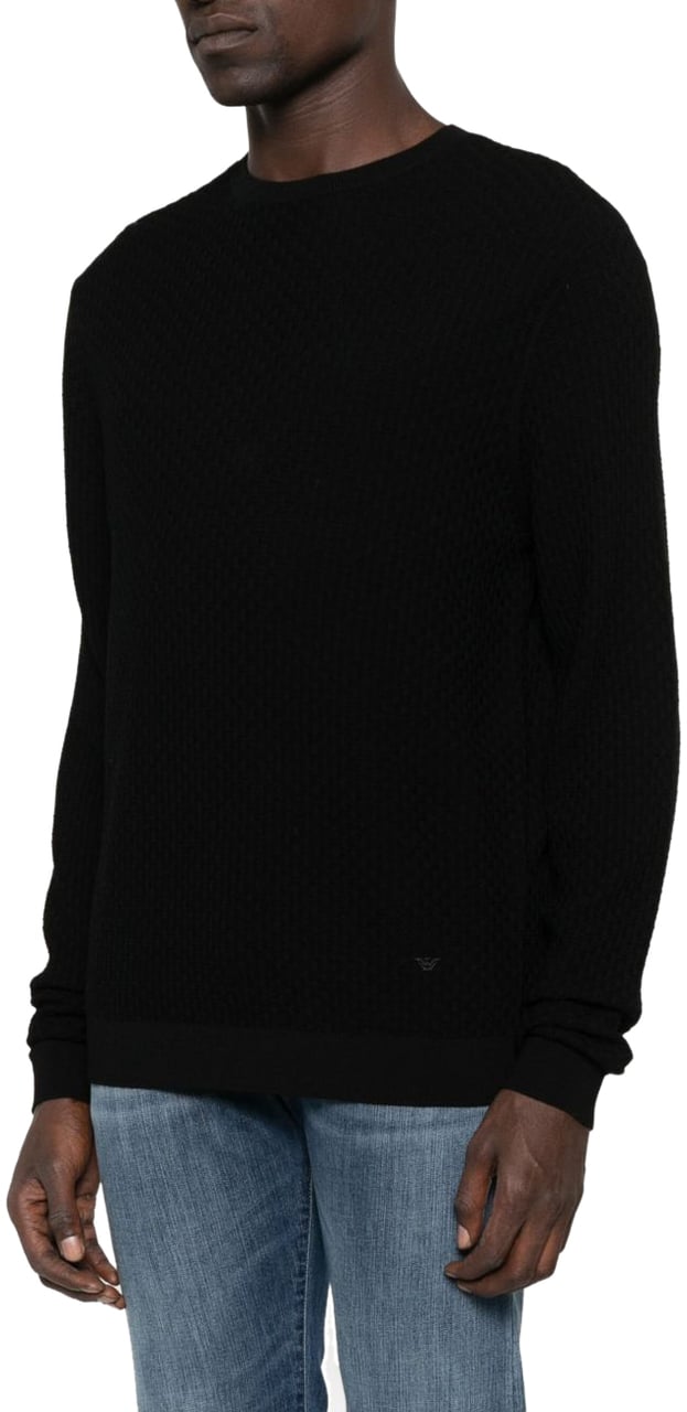 Emporio Armani Sweaters Black Zwart