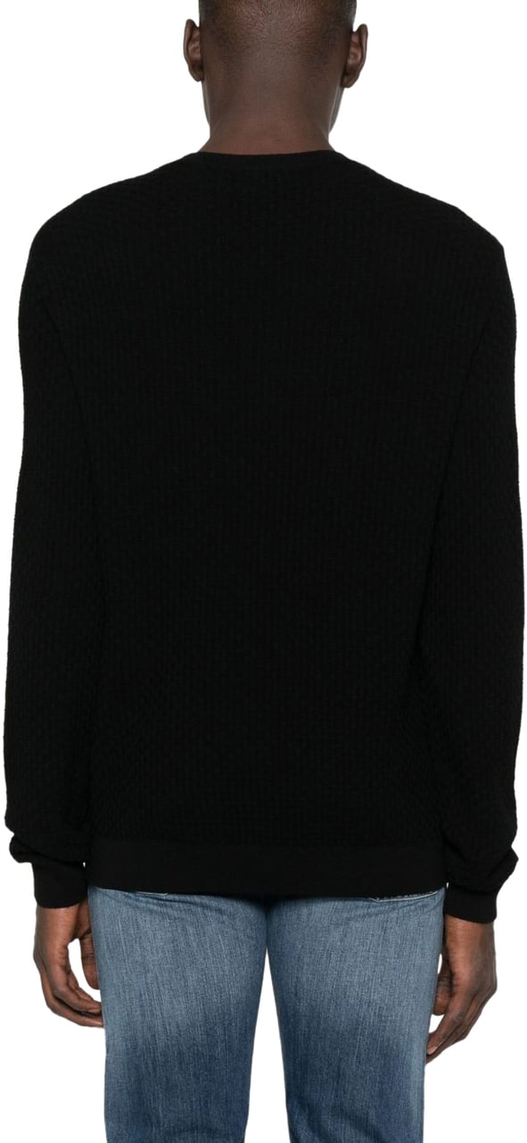 Emporio Armani Sweaters Black Zwart
