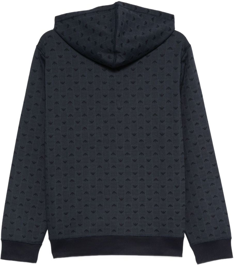 Emporio Armani Sweaters Blue Blauw