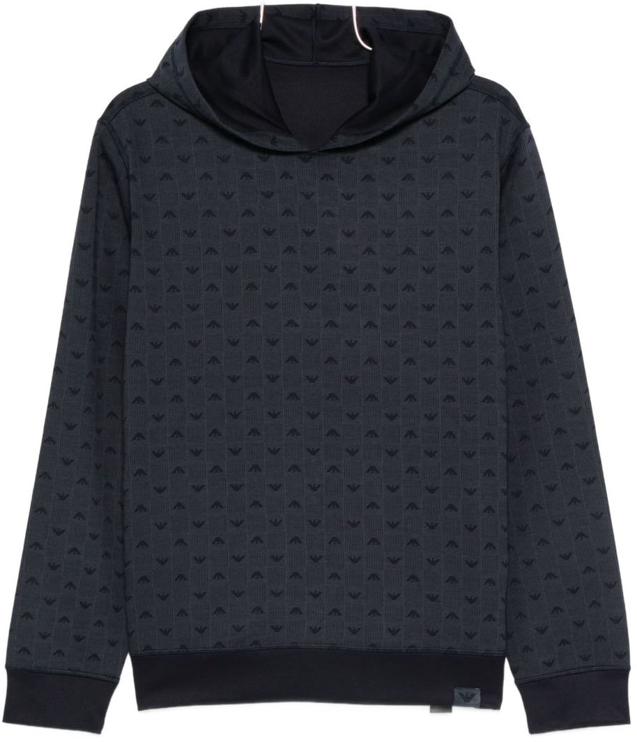 Emporio Armani Sweaters Blue Blauw