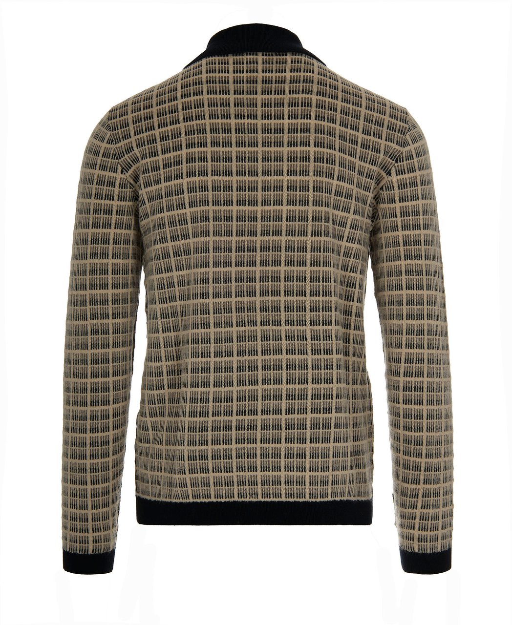 Emporio Armani Sweaters French Oak Check Bruin