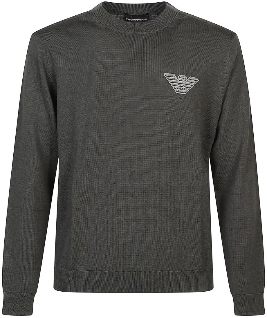 Emporio Armani Sweaters Black Zwart