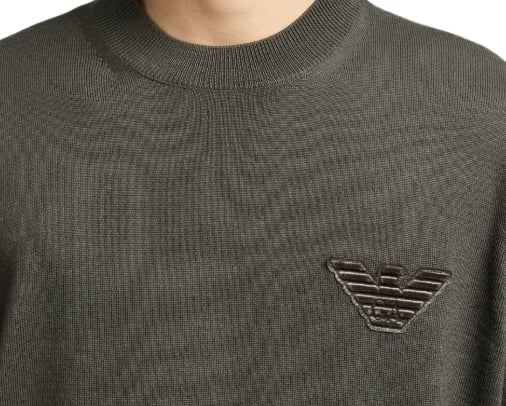 Emporio Armani Sweaters Grey Grijs