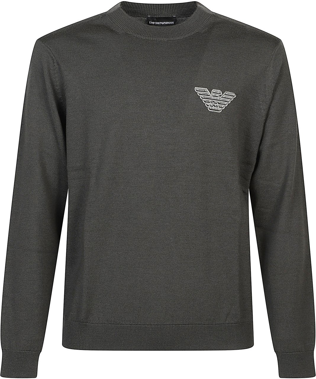 Emporio Armani Eagle Pacth Sweater Black Zwart