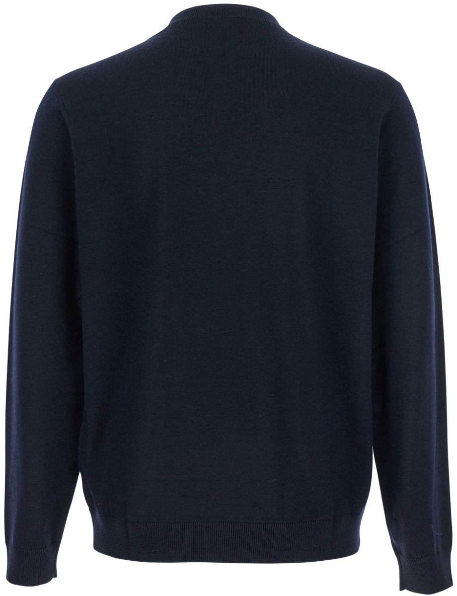 Emporio Armani Sweaters Blue Blauw