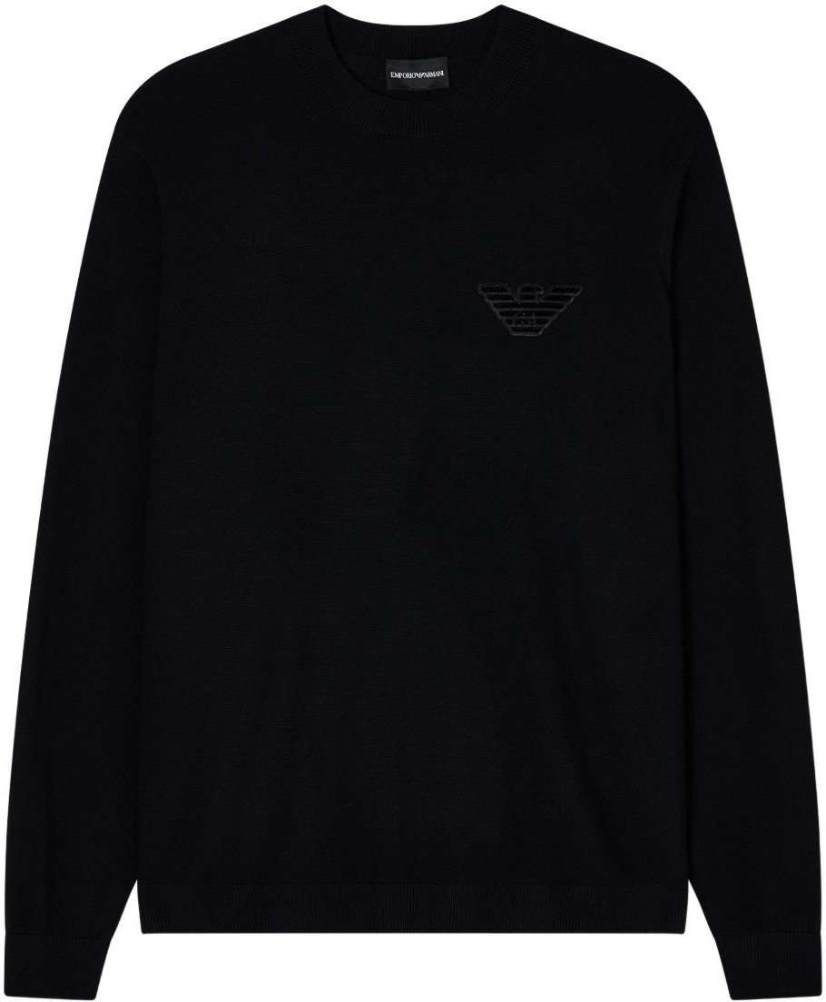 Emporio Armani Sweaters Black Zwart