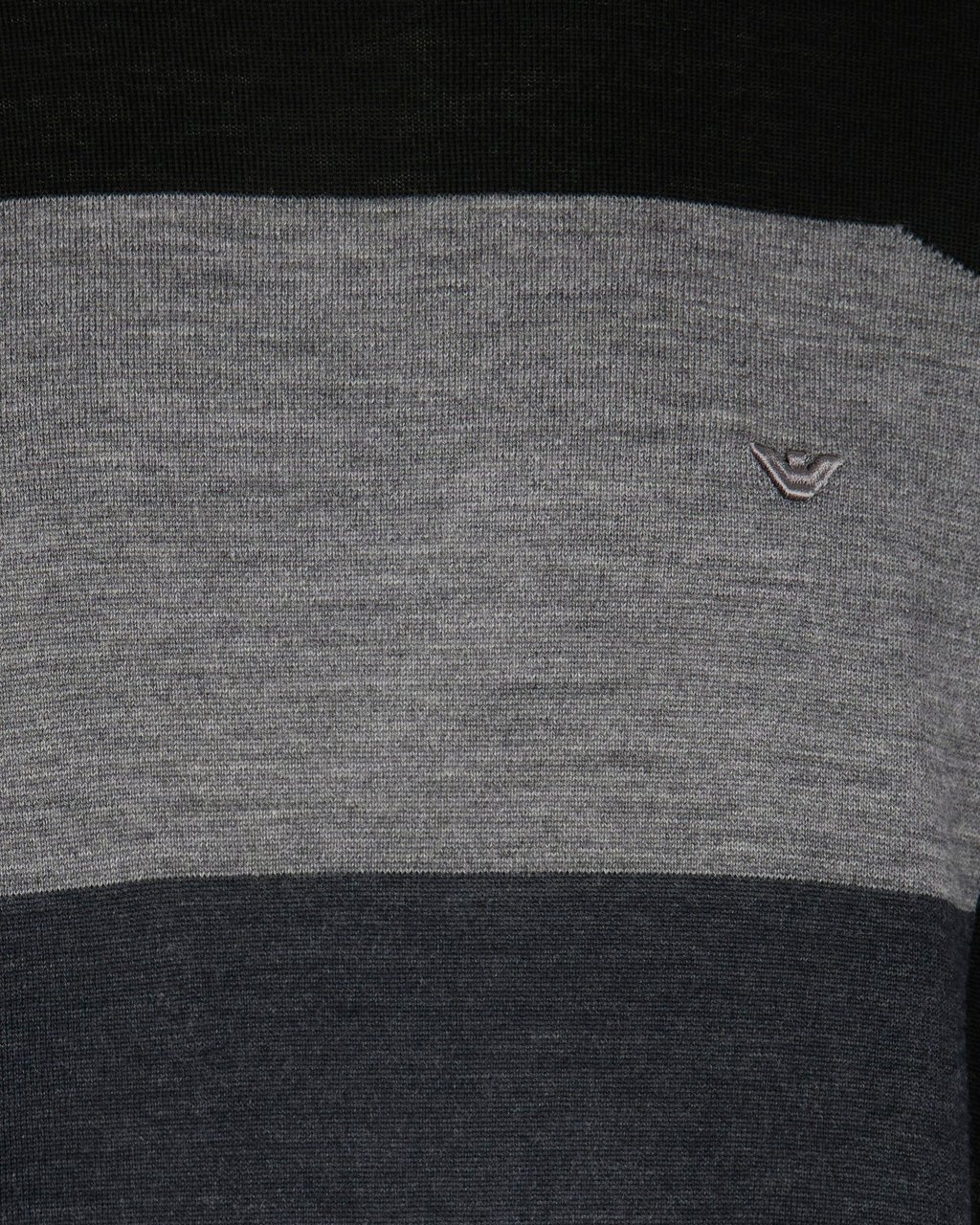 Emporio Armani Sweaters Grey Mel Block Grijs
