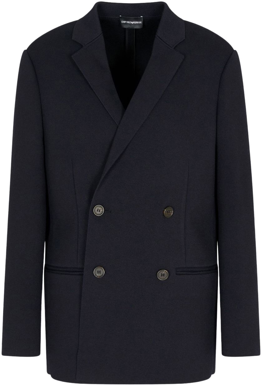 Emporio Armani Jackets Blue Blauw