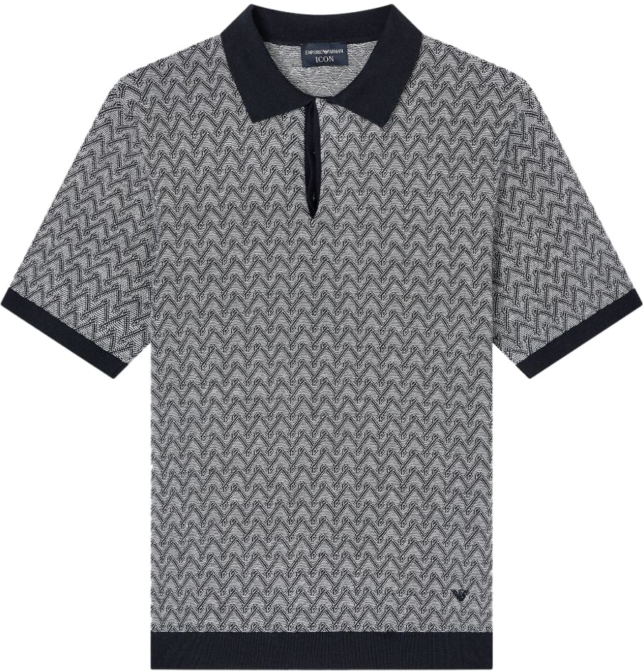 Emporio Armani T-Shirts And Polos Blue Blauw