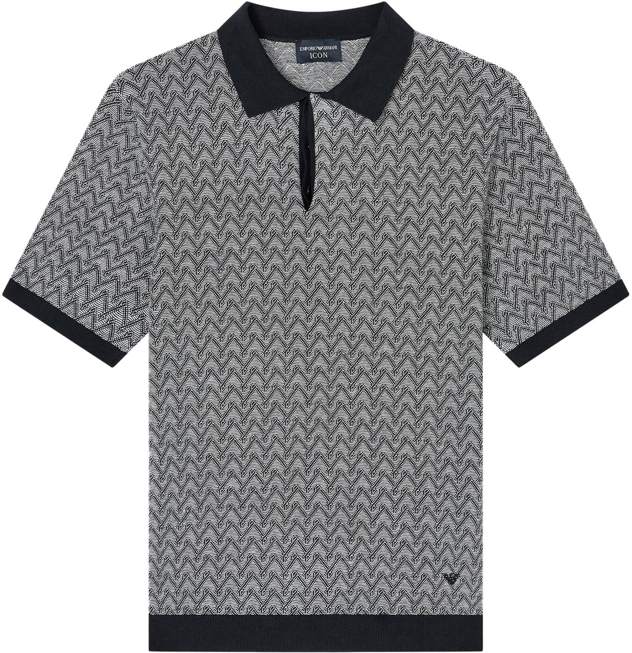 Emporio Armani Heren Icon Polo Grijs Grijs