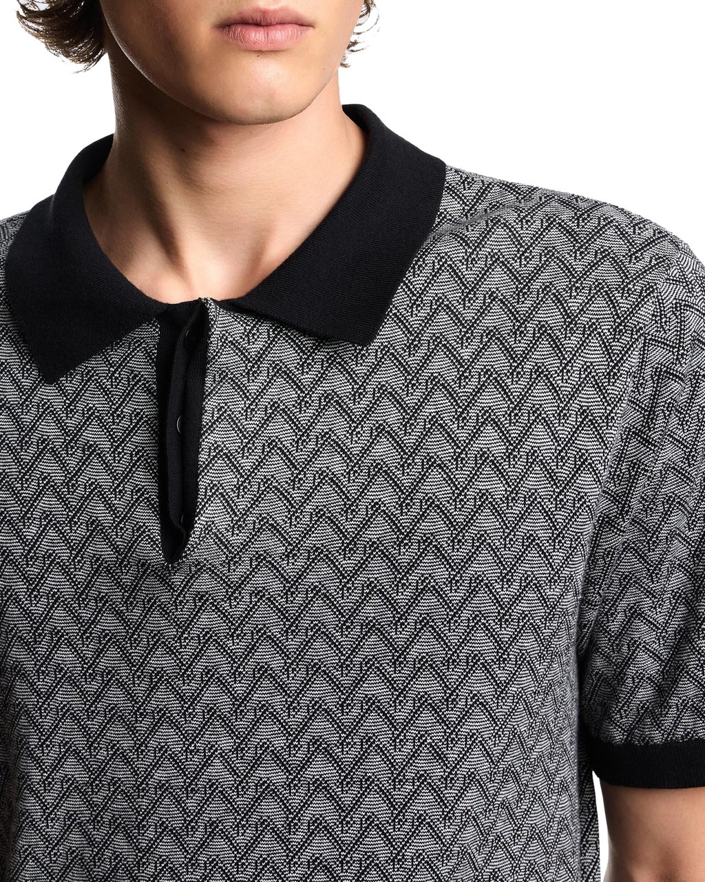 Emporio Armani Heren Icon Polo Grijs Grijs