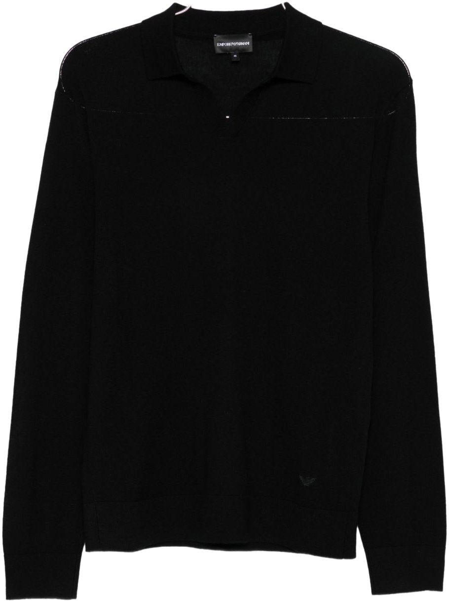 Emporio Armani T-Shirts And Polos Black Zwart