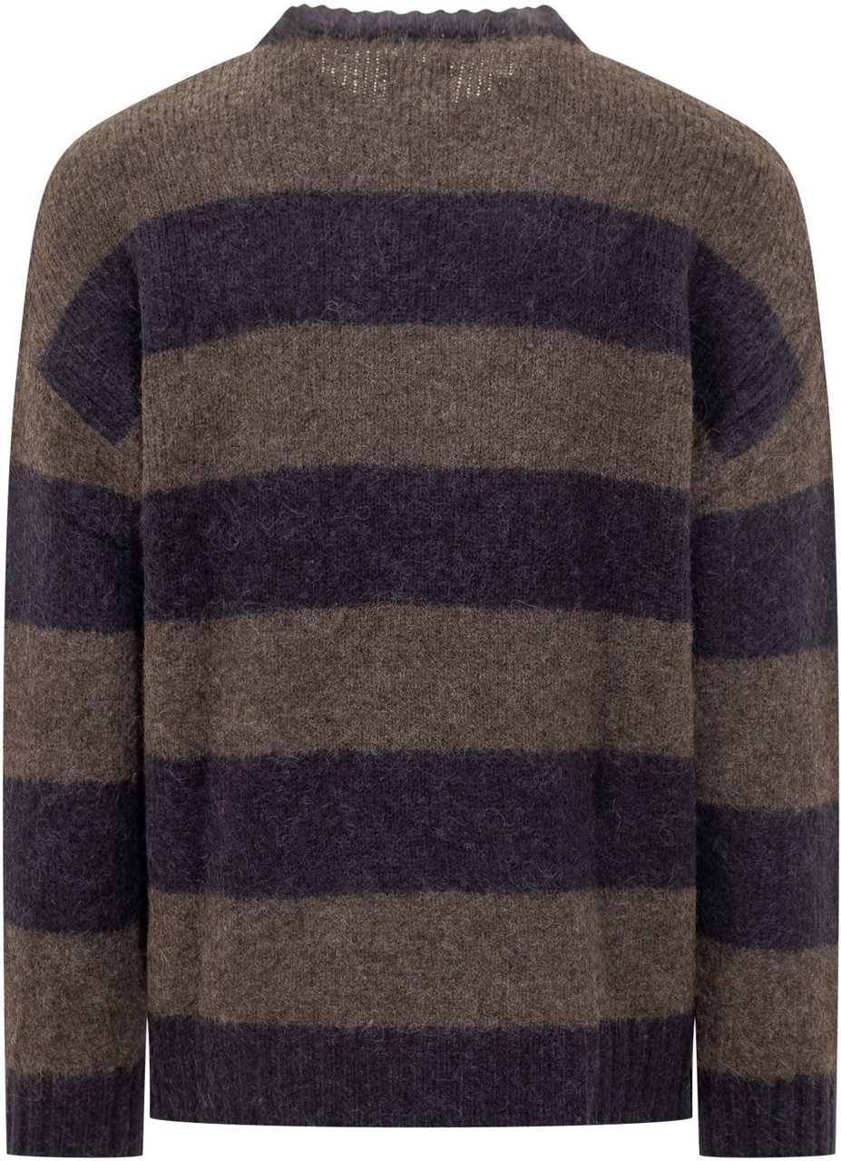 Emporio Armani Emporio Armani Maglione a Righe Blauw