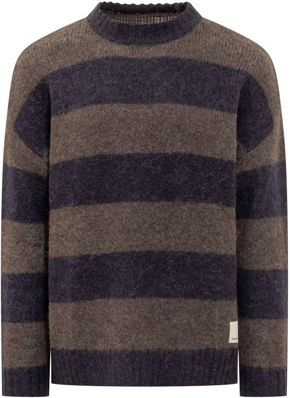 Emporio Armani Emporio Armani Maglione a Righe Blauw